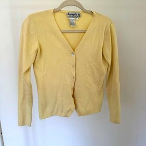 Yellow vintage cardigan